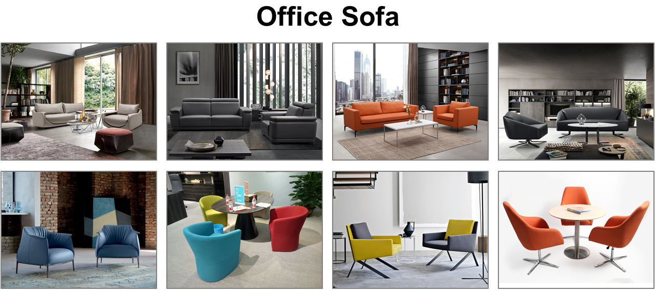 Teak Wood Melamine Office Furniture Set Straight Office Desk With Powder Coated Black Steel Legs