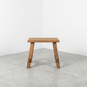 Teak Wood Stool Factory Rustic Wooden Bench OEM ODM Manufacturer Direct Jepara