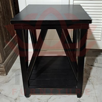Beam Side Table solid teak compact living room furniture by Teratai Home