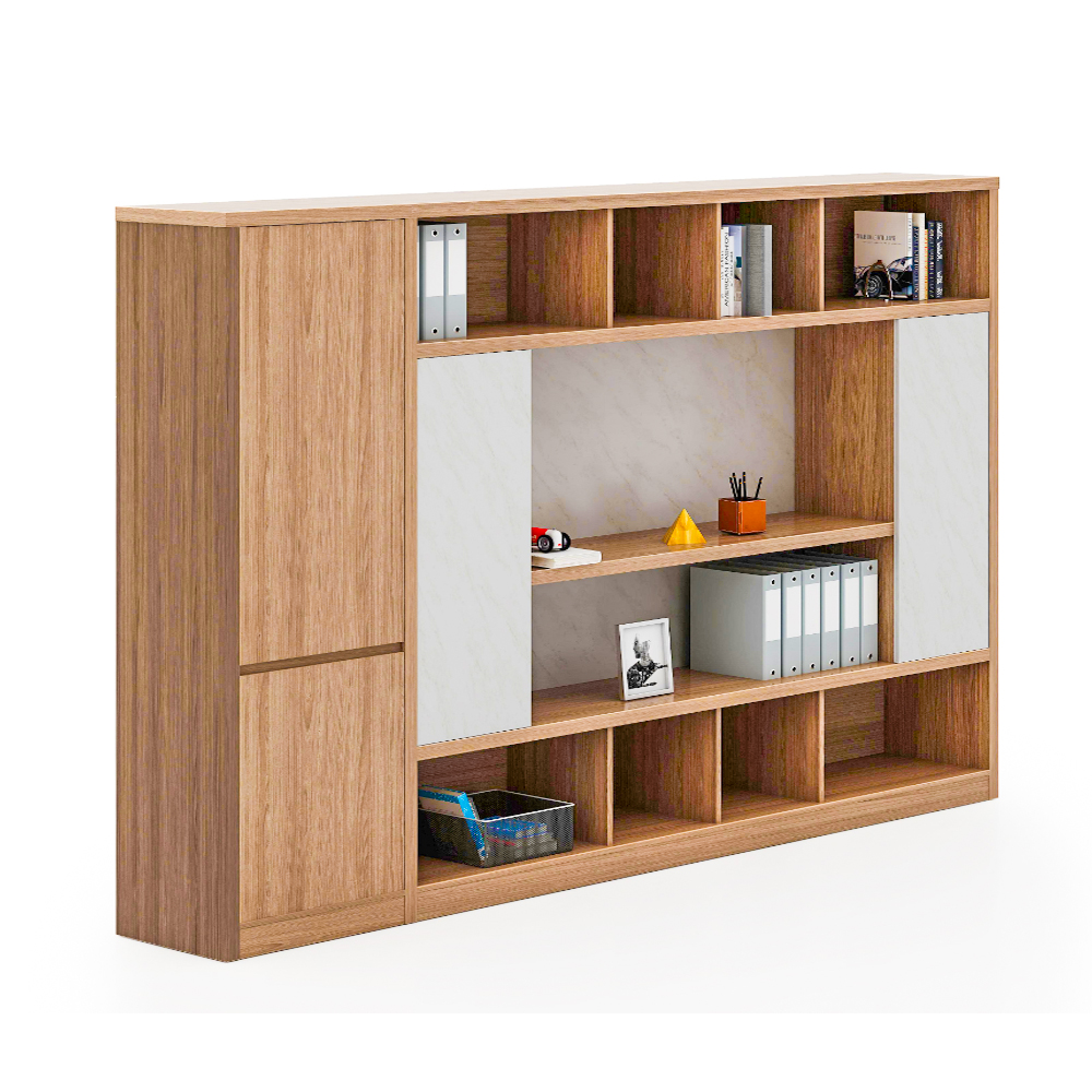 Contemporary and Minimalist Teak Computer Desk with 7 Drawers for Study Room and Office Table Customizable Wholesale Desks