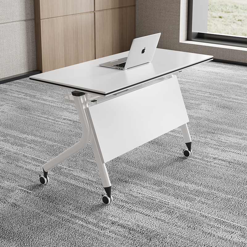 Modern Foldable Convertible Teak Wood Computer Desk-Multi-Functional Home Office Workshop Dining Table Adjustable Eco-Friendly