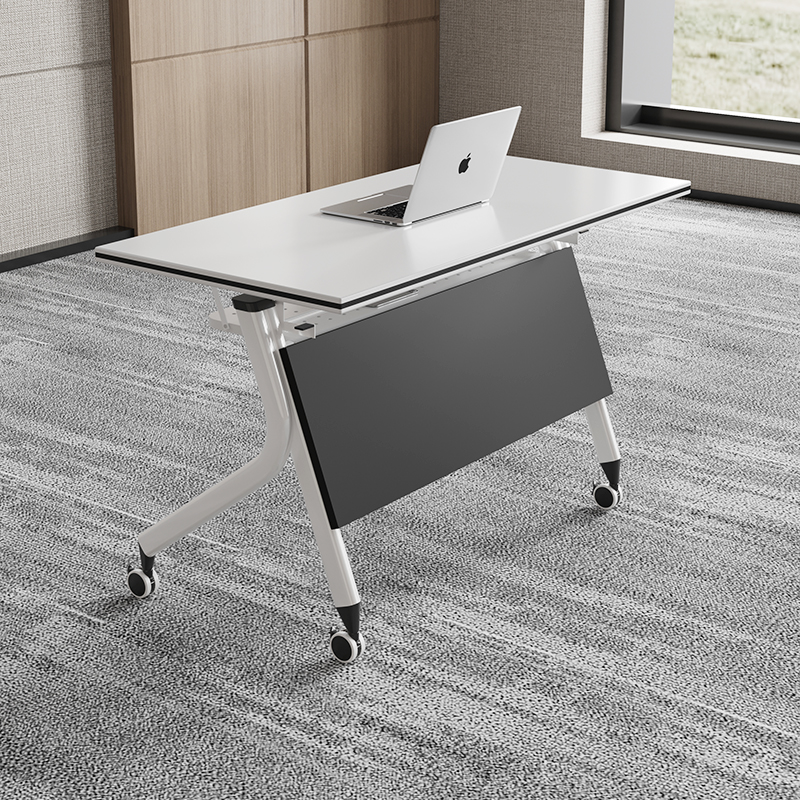 Modern Foldable Convertible Teak Wood Computer Desk-Multi-Functional Home Office Workshop Dining Table Adjustable Eco-Friendly