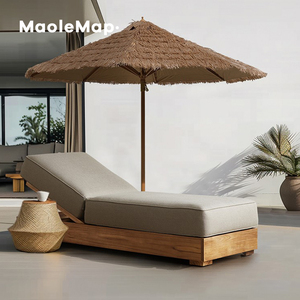 Pool Furniture Sun Bed Outdoor Nordic Coffee Shop Luxury Teak Patio Benches Hotel Design Garden Sofa High End Swood Coffee Table