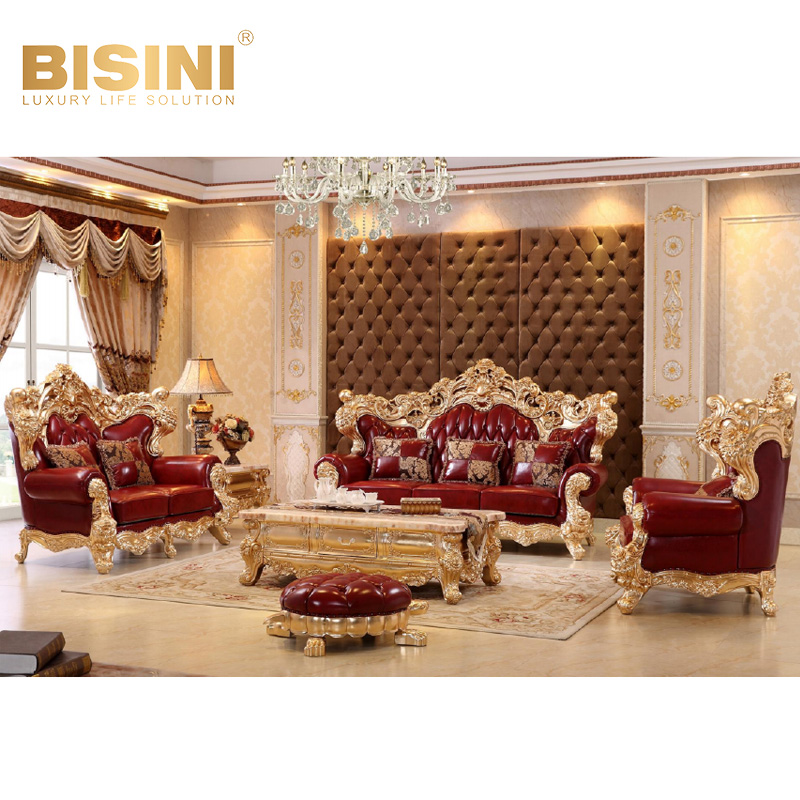 Wholesale Customizable Wooden Mahogany Dining Room Furniture Rectangle Table With Marble Counter Top and Red Leather Chair
