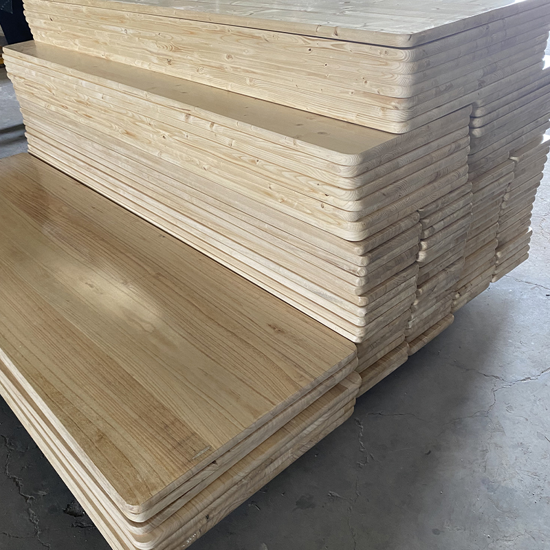 Source Factory Solid Pine Board Outdoor Long Bench Custom Size Garden Patio Wooden Seating Furniture