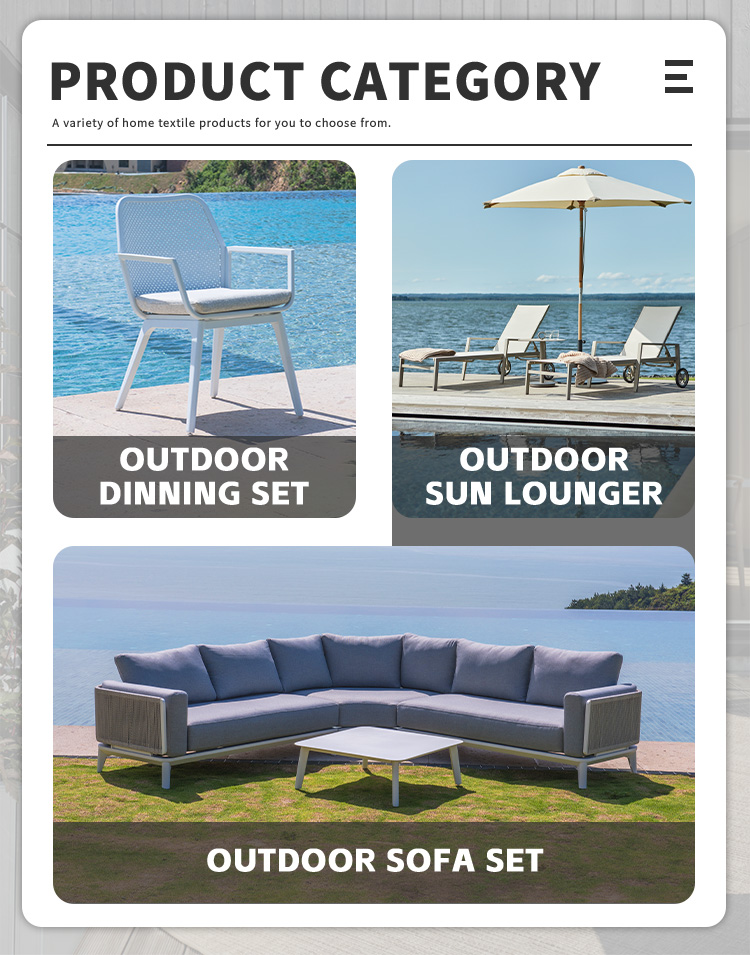 Modern Luxury Solid Teak Rattan Sofa Set Waterproof Outdoor Furniture for Patio Hotels Gardens