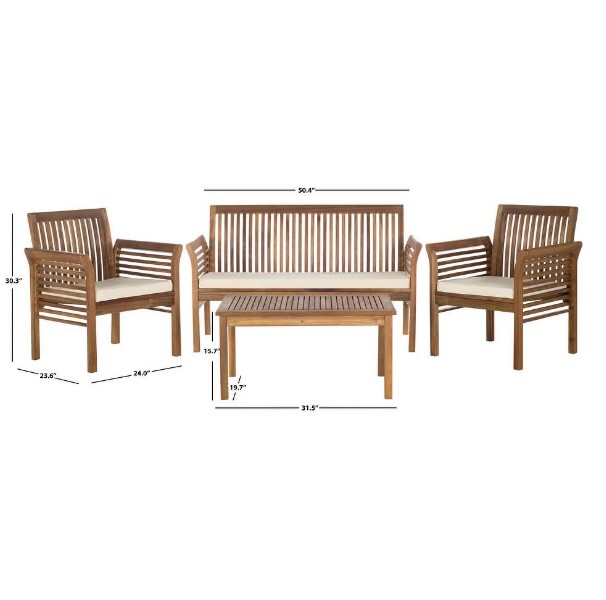 Natural Teak Wood Living Room Furniture Set Jepara Manufactured Outdoor Garden Chairs From Indonesia
