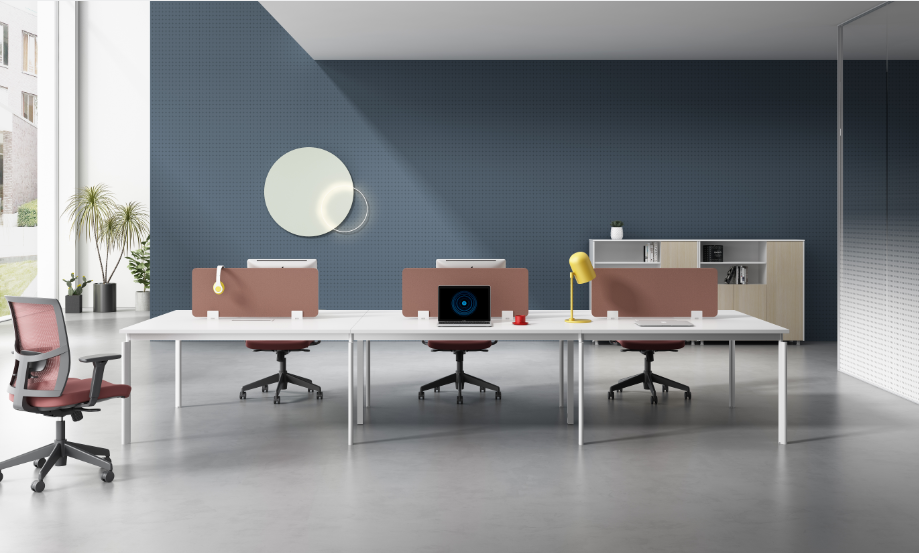Eco-friendly Teak Home Office Ergonomic Desk with Extendable Workstations for Remote Work