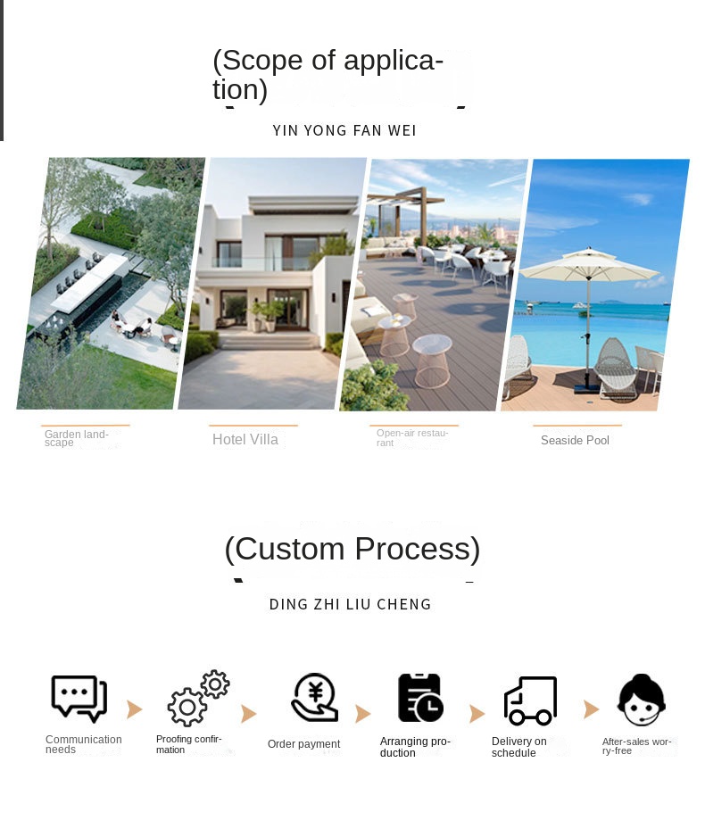Outdoor Modern Furniture Presentation