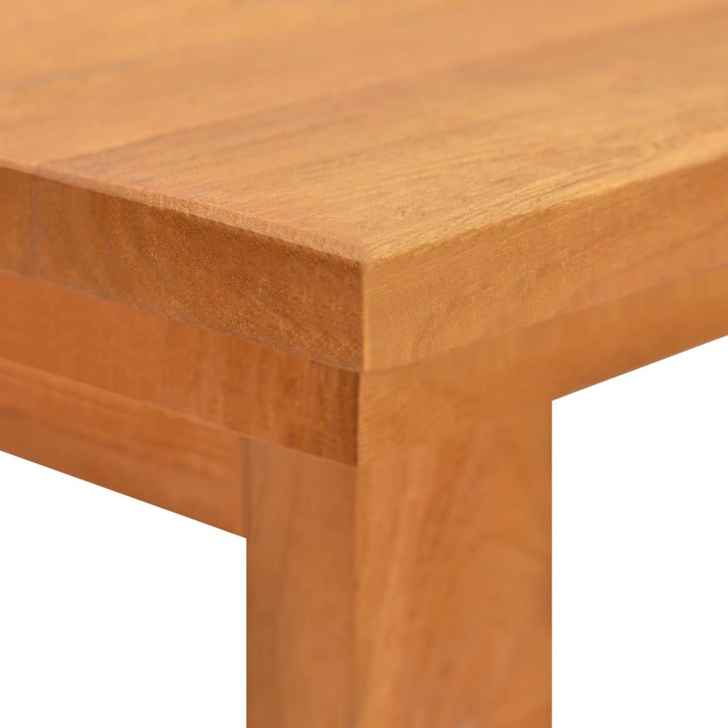 Solid Wood Teak Office Desk 47.2"x17.7"x29.5" Size Elegant Style